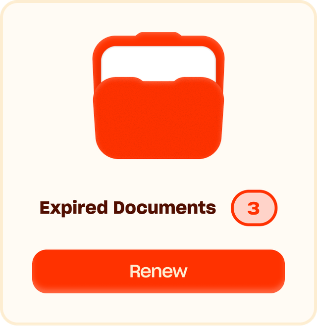 Expired Documents — Renew